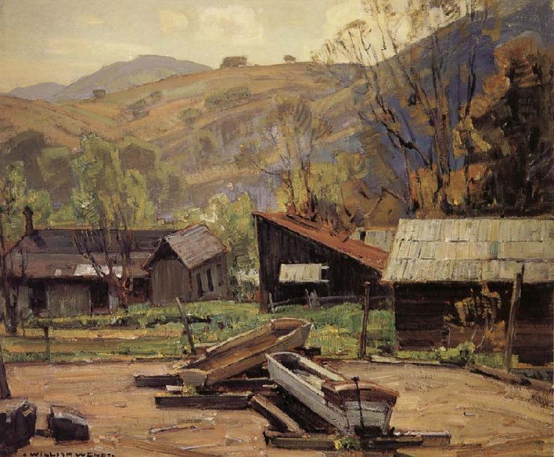 William Wendt Untitle Landscape oil painting image
